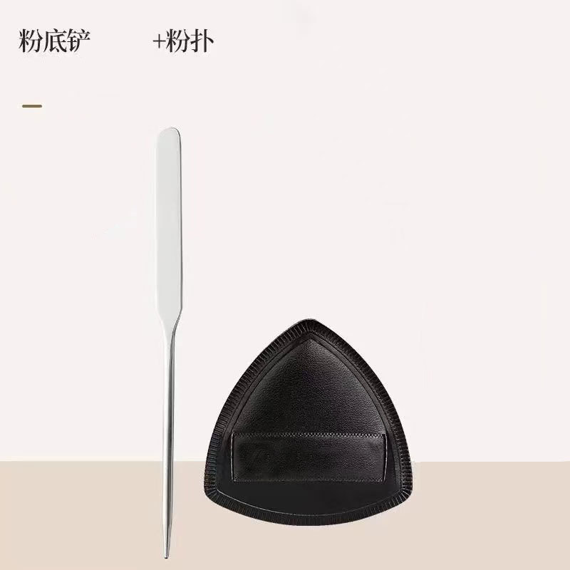 不锈钢粉底铲刮刀粉底液铲刮板刮勺多功能调和棒工具便携调色板|undefined