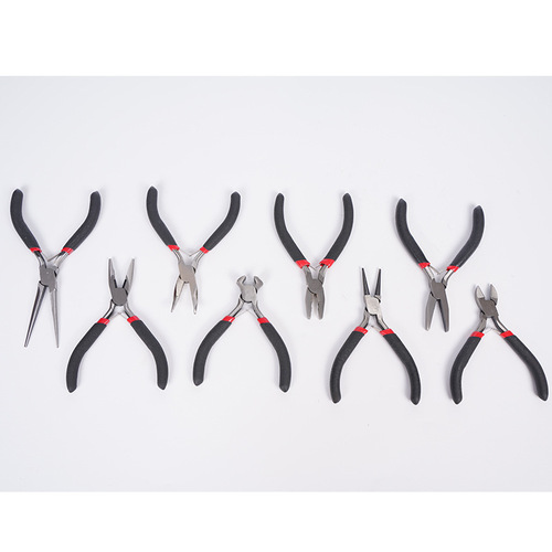 Manufacturer Supply Mini Pliers 4.5 Inch Small Pliers Set of 9 Jewelry Bead DIY Handmade Pliers