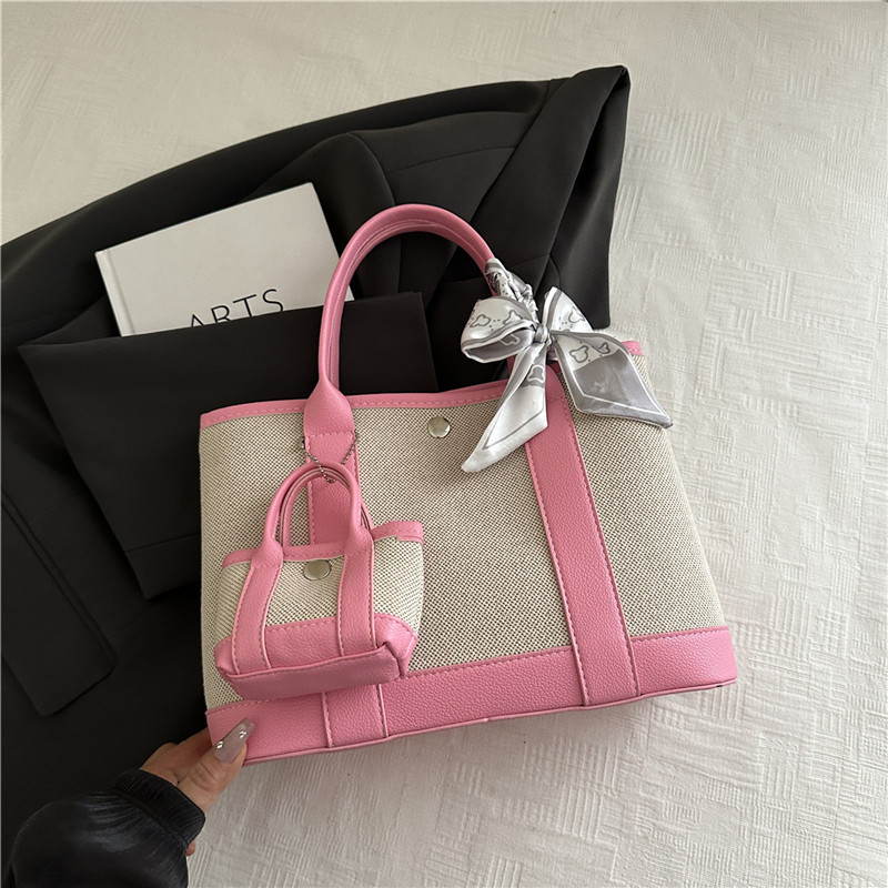 2025 nuevo bolso de lona para mujeres gran capacidad sen-meng simple otoño hombro portátil bolso especial para estudiantes universitarios