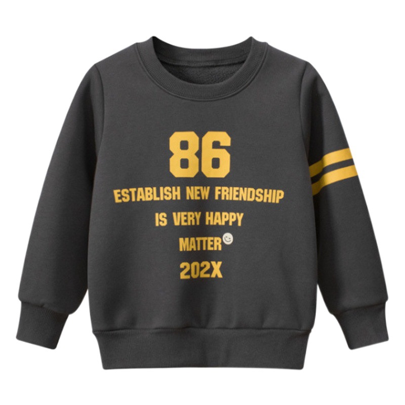 27 niños marca ropa para niños primavera 2024 nuevo estilo coreano sudadera para niños ropa de bebé con forro polar dropshipping