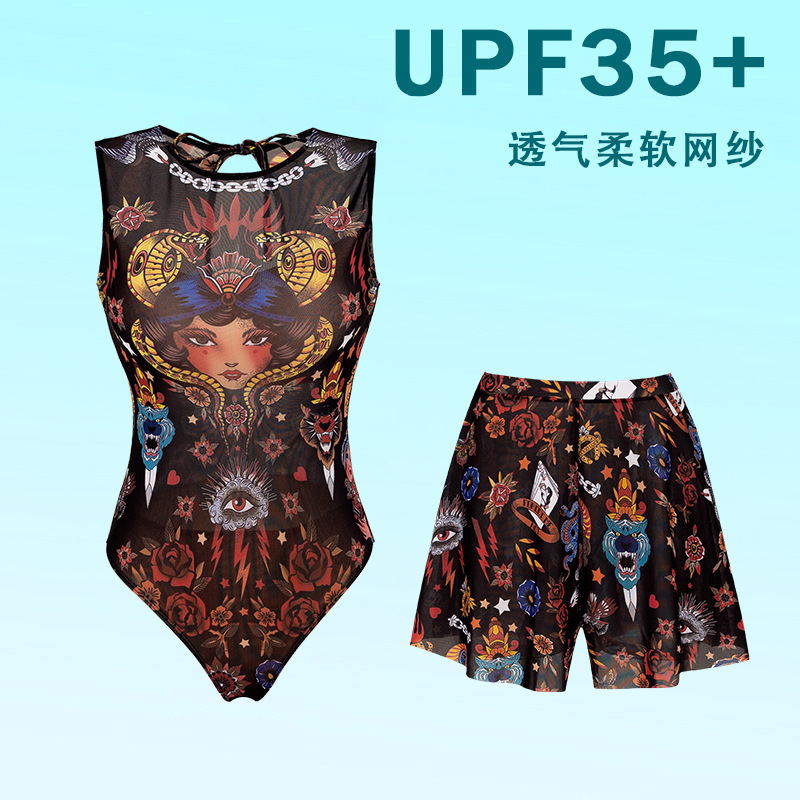 trajes de baño rusos para mujeres 2025, trajes de baño unidos europeos y estadounidenses bikini, chaqueta de protección solar image 18