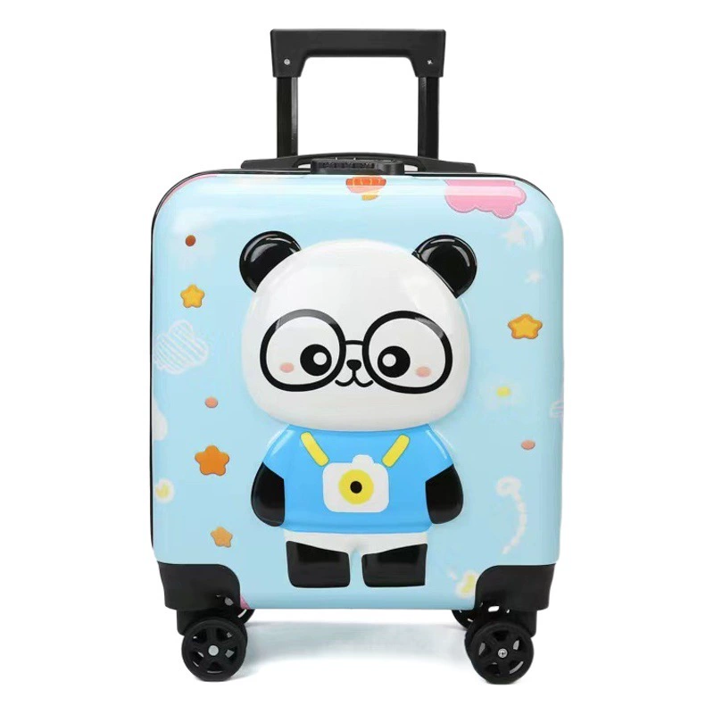 Детский чемодан 18inch большой вместимости, трансграничный модный детский чемодан на колесиках с паролем, универсальный чемодан на колесиках