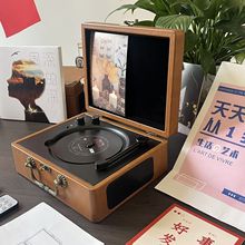 多功能cd机蓝牙音响复古专辑光碟U盘便携式充电CD播放器生日礼物