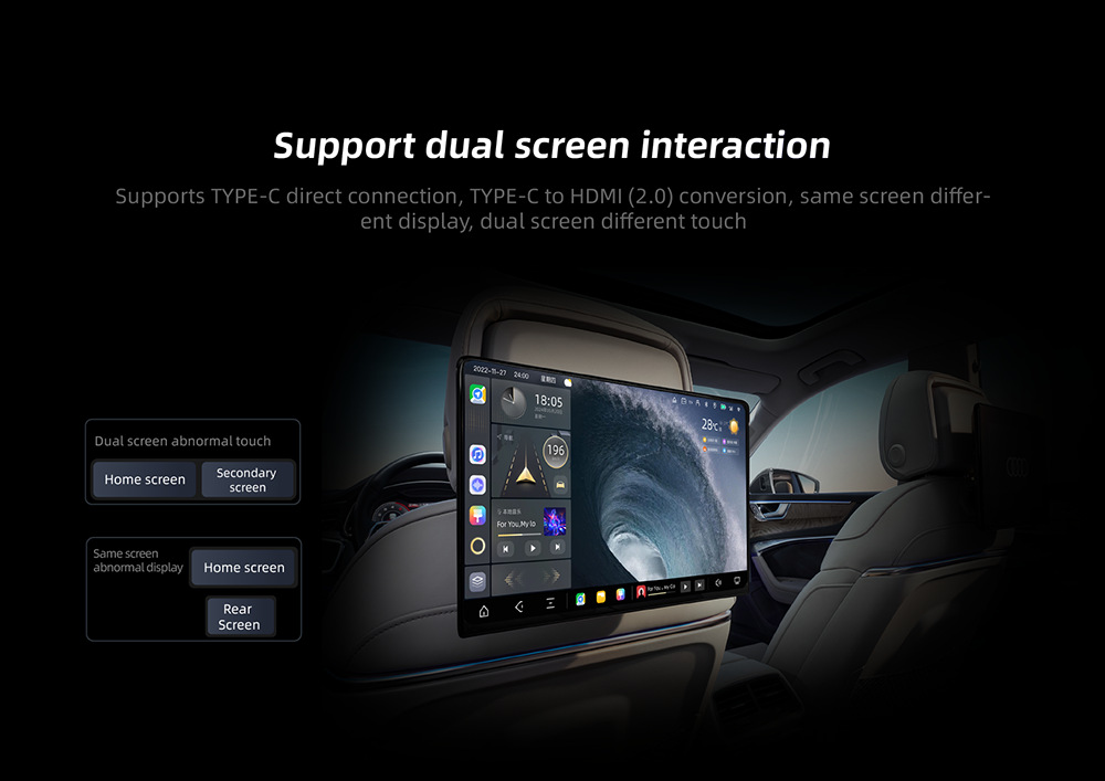 Car Navigation Dingwei Ts20/7870 Android Smart Central Control Large-Screen Navigation All-In-One Device Supports Overseas Use
