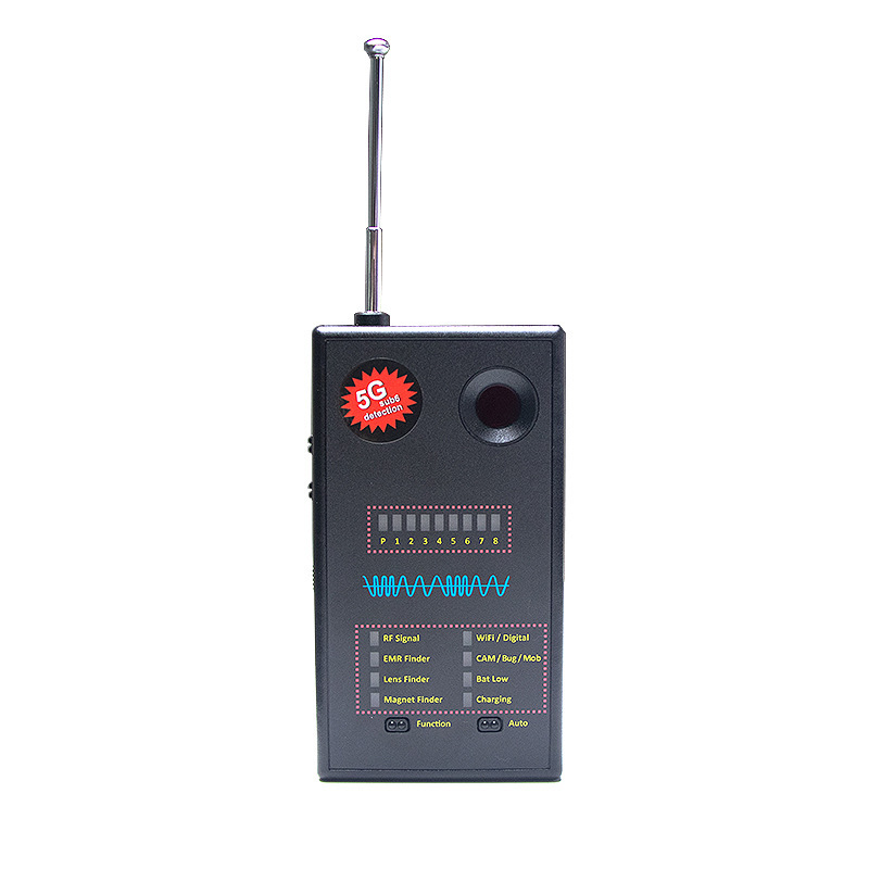 Wireless signal camera detector, anti-candid camera 055UEMR+