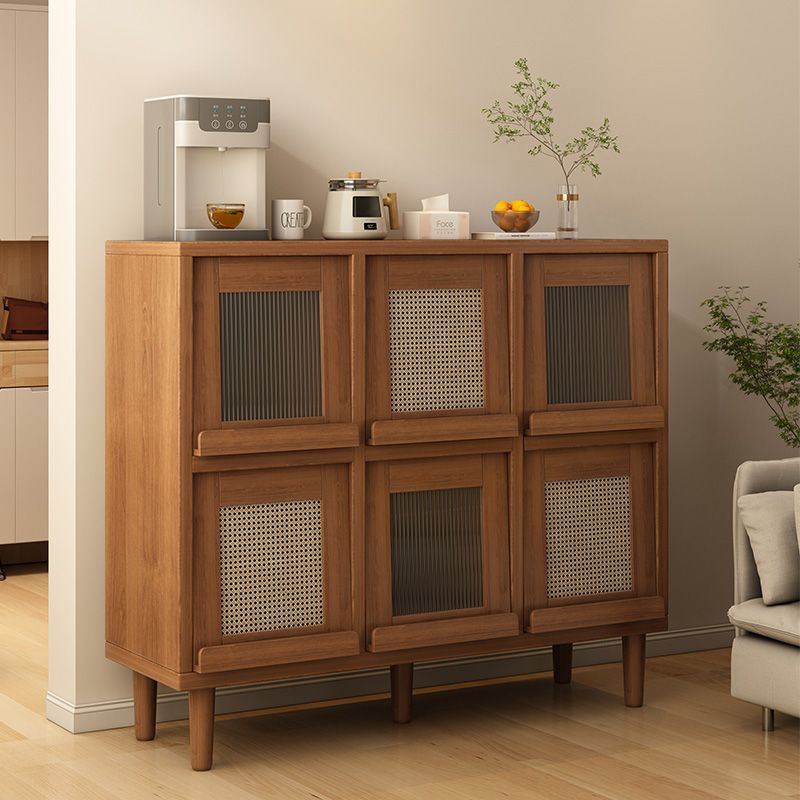 Sideboard Living Room Tea Cabinet Sofa Side Cabinet Wall-Mounted Integrated Storage Cabinet Storage Grid Cabinet Coffee Storage Cabinet