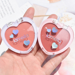Lamela Love Blush Rouge Palette Repair Delicate Beginner Female Natural Nude Makeup Long-lasting Single Color Sunburn Wholesale