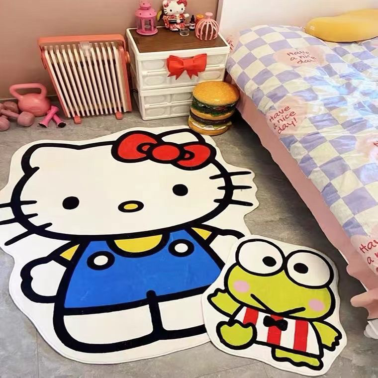 hellokitty凯蒂猫浴室地垫可爱卡通少女卧室装饰地垫隔凉脚垫代发|undefined