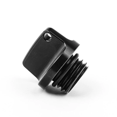 Suitable for motorcycle CNC engine universal oil cap modified oil dipstick aluminum alloy accessories (Motorcycle Safety Supplies) - black-aluminum-alloy