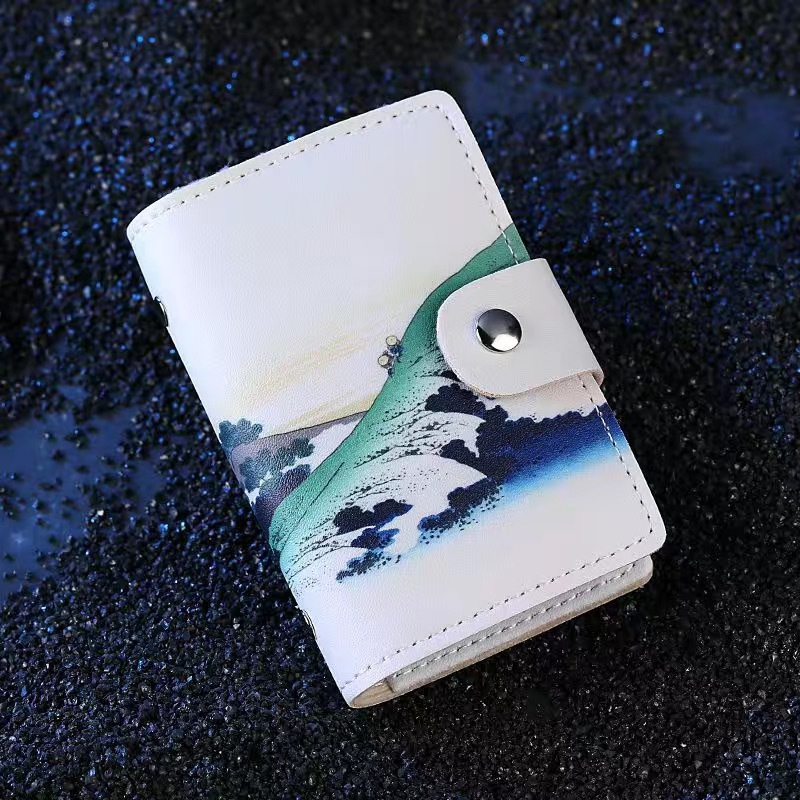 Bolsa de tarjetas para mujeres compacta multi-tarjeta de gran capacidad licencia de conducir licencia de conducir personalidad encantadora bolsa de cambio bolsa al por mayor