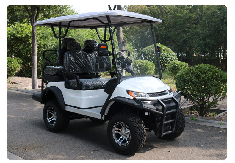 Electric Off-Road Golf Cart, Scenic Spot Sightseeing Vehicle, Real Estate Property Shuttle Bus, Electric Four-Wheel Sightseeing Vehicle