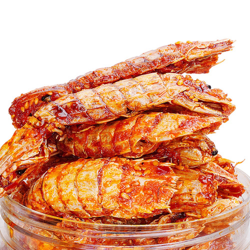 Spicy Shrimp Ready-to-Eat Crispy Prawns Snack Crispy Shrimp Seafood Dry Goods Dry-Eat Shrimp