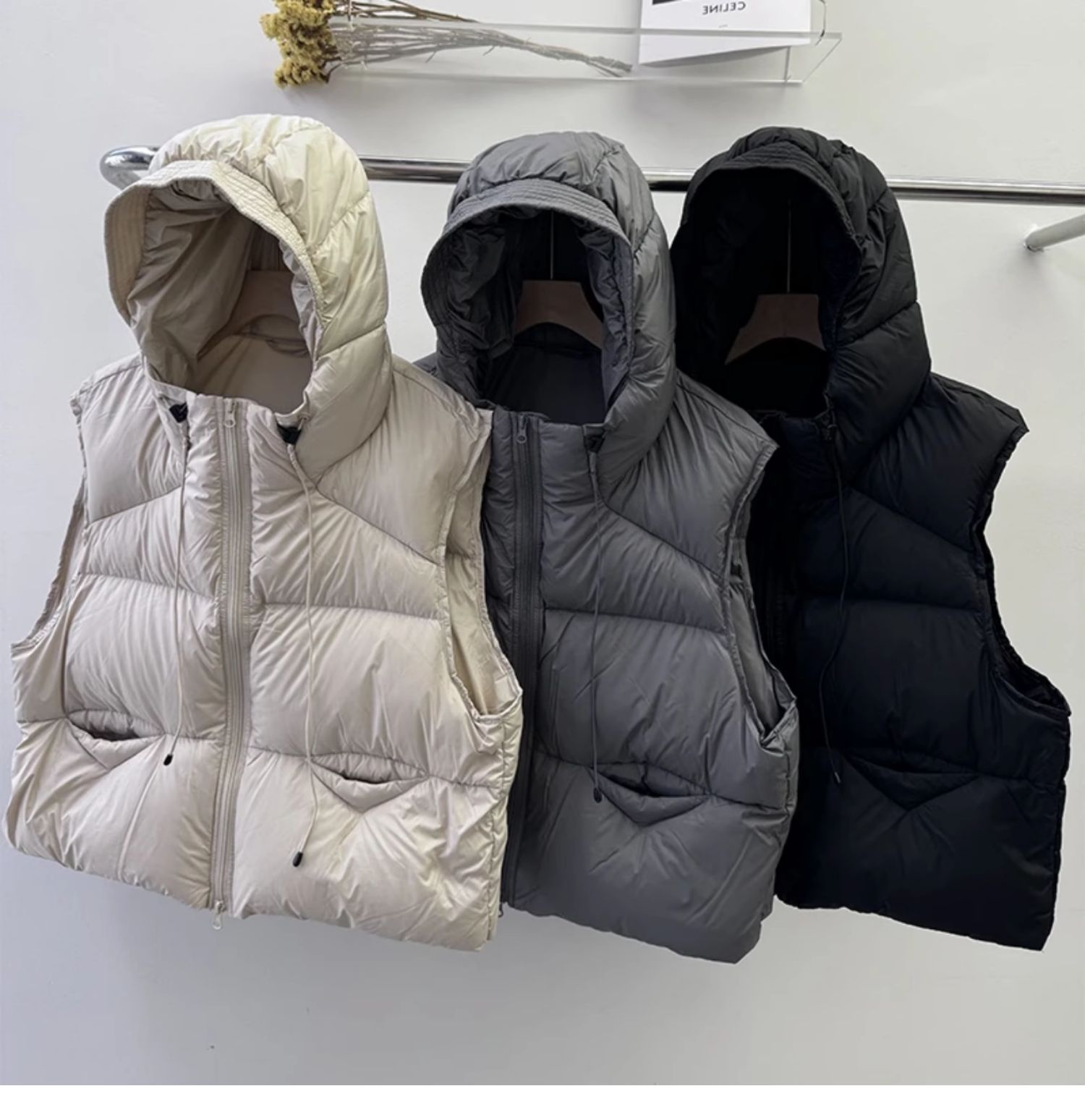 Women's Loose High-end Padded Vest-style Jacket 25 O1CN01yYDkzI1PzkMYCr04v !!2219787171912 0 cib