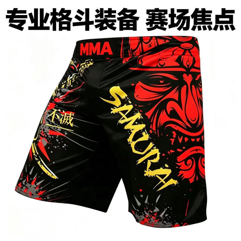 MMA Fighting Sports Sanda Shorts UFC Mixed Martial Arts Training Shorts Fitness Jiu-Jitsu Pants Muay Thai Boxing