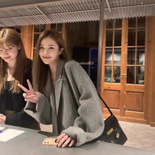 毛呢2025外套秋冬新款加厚高级小个子中长款呢子大衣双面呢子韩版