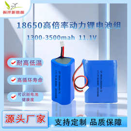 18650 1300-3500mAh 11.1V玩具智能家居3C5C动力耐高低温锂电池组