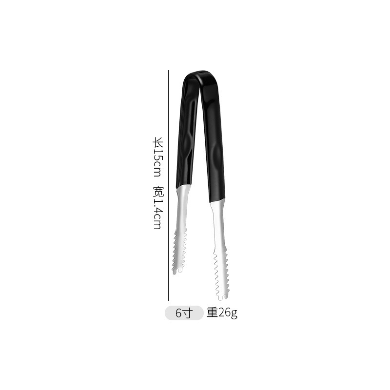 不锈钢手指印冰夹加厚冰块夹多功能食品烧烤夹冰桶方糖夹子毛巾夹|undefined