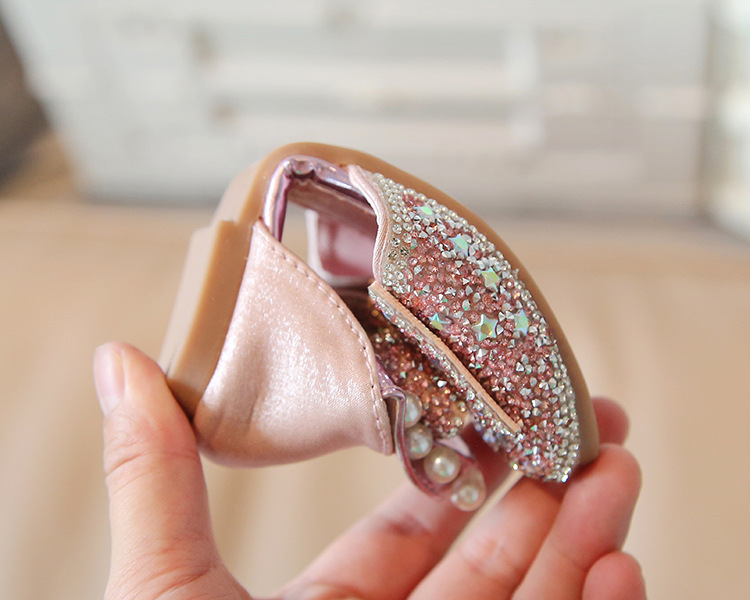 Κορεατική έκδοση γλυκιά πριγκίπισσα κοριτσιού με τόξο 2022 καλοκαίρι νέα δερμάτινα παπούτσια μικρά παιδικά σανδάλια_voghion.com