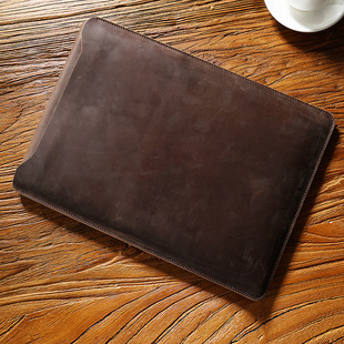 Crazy Horse leather laptop bag first layer cowhide laptop liner bag for Apple Huawei 12-inch 13-inch 14-inch in stock
