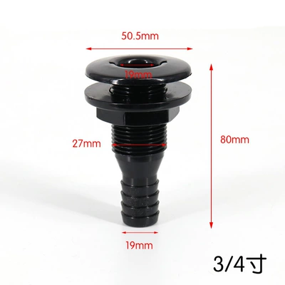 1inch Outlet Abs Yacht — Avtomobil ehtiyat hissələri - 3-4inch-black-drain-outlet