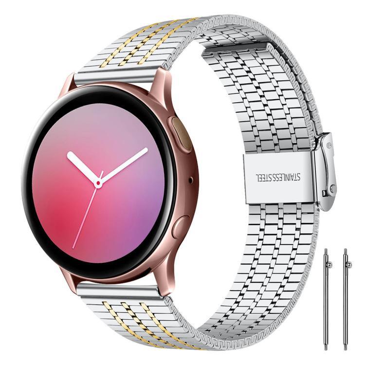 xDfind siete perlas pulseras de acero inoxidable 20mm 22mm tamaño universal correa de metal comercial