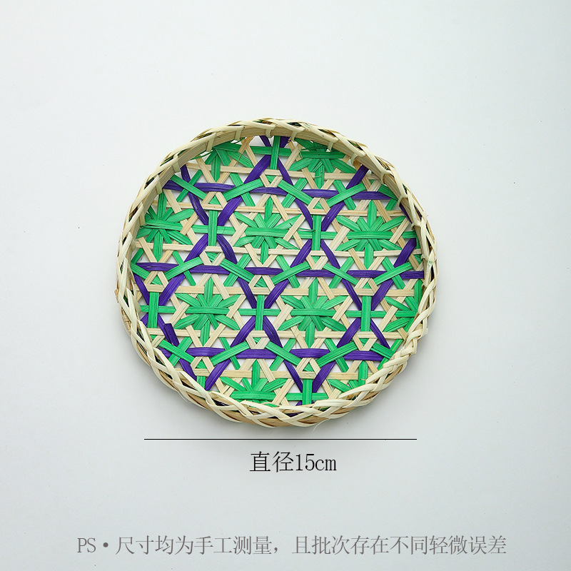 上锦 中秋节竹编系列小灯笼摆件鲜花花艺DIY配饰材料手工编织礼品|undefined