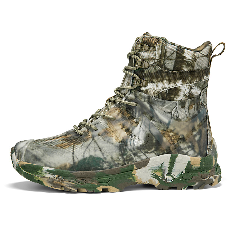 2025 comercio exterior transfronterizo de gran tamaño botas de senderismo de campamento de campo de ayuda intermedia botas de entrenamiento para hombres botas de montaña al aire libre botas del desierto