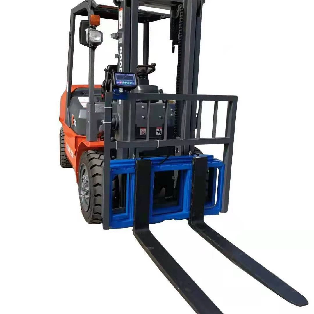 Установка цифровых весов на электрический погрузчик 1-3 тонны, установка системы взвешивания на дизельный погрузчик, производитель весов для погрузчиков.