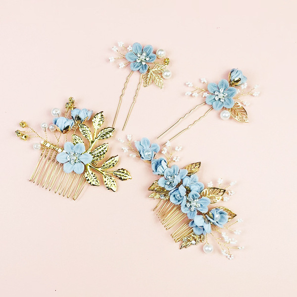 hair accessory for bride pearl