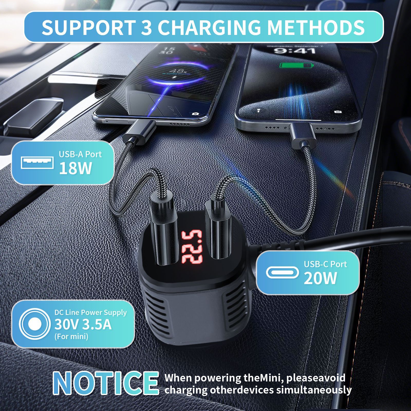 Cross-Border Hot-Selling 12V24V to 30V3.5A Power Converter Mini Cable 12V to 30V3.5A Boost Power Supply