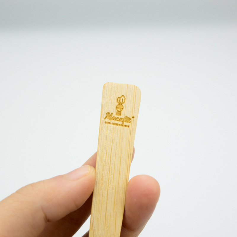 工厂批发环保可降解自由尺寸可加印logo一次性竹刀叉勺|undefined