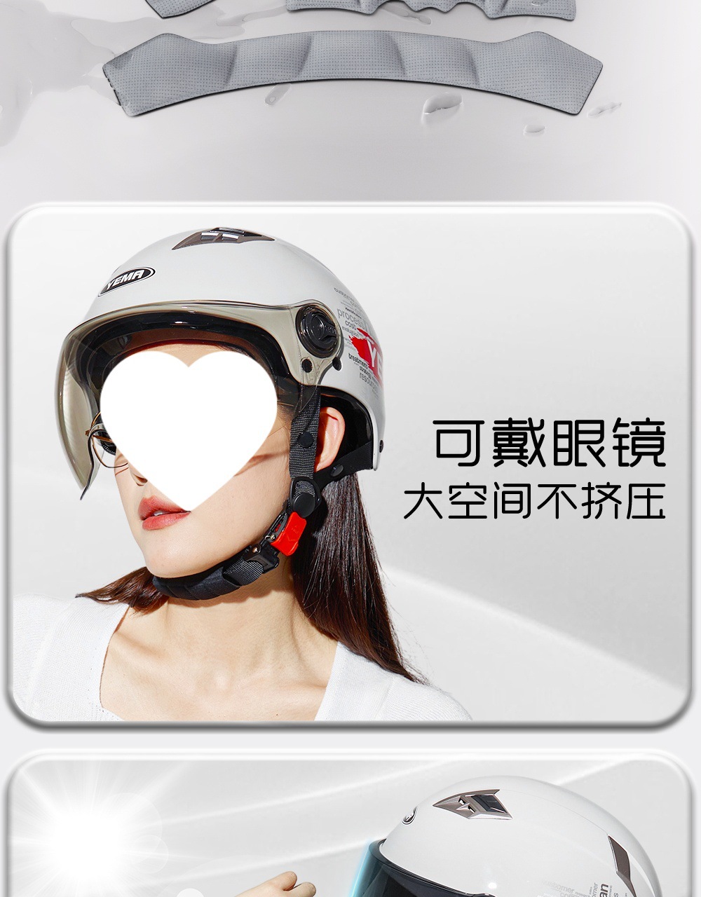 3C Certified Electric Motorcycle Helmet Men Women Summer Half Helmet