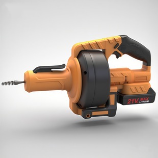 Cross-Border New 48V Lithium Battery Pipe Dredging Machine Portable Kitchen Sewer Toilet Toilet Blockage Cleaning Machine