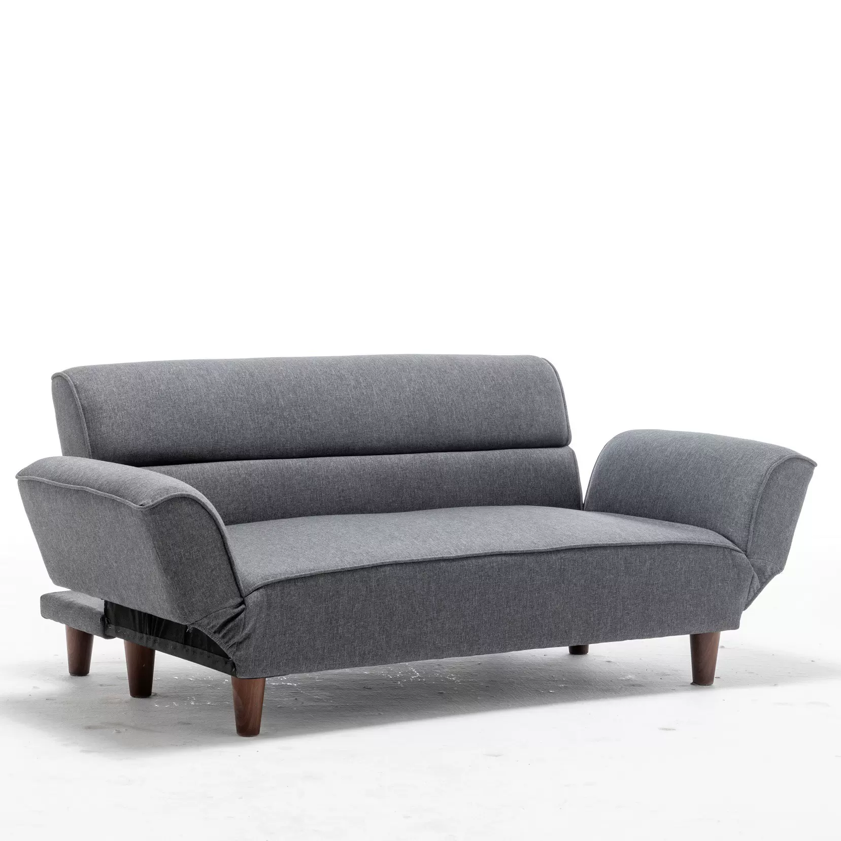 沙发小户型客厅5新简约三人位出租房布艺叠沙发床两用