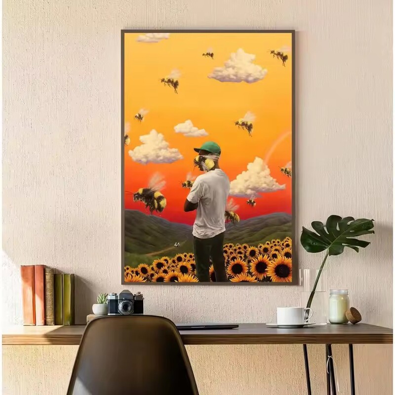 Rapper Tyler Album Poster Canvas Painting Wall Art Picture Dormitory Decoration Simple Style Rapper Tyler Album Poster Canvas Painting Wall Art Picture Dormitory Decoration Simple Style