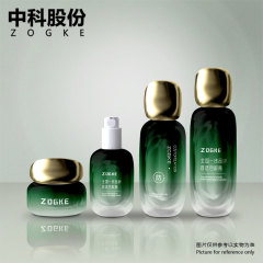 厂家现货50g30ml50ml100ml120ml椭圆厚底波纹套装瓶水乳精华瓶
