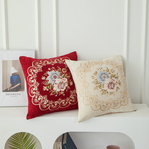 Modern and simple cross-border foreign trade best-selling dropshipping flower pillow ins style living room home sofa cushion