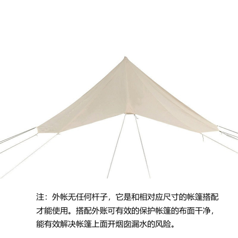 얕은 카키스 300D 옥스포드 천 외부 계정