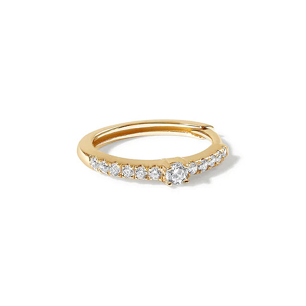 3g Weight Zircon Inlay Material Hoop Earrings Classification 1 Piece Quantity Casual Occasion 925 Sterling Silver Material Circle Pattern Women'S Gender Plating, Inlay Design Fashion Style 1 Piece 925 Sterling Silver Zircon Circle Hoop Earrings 11