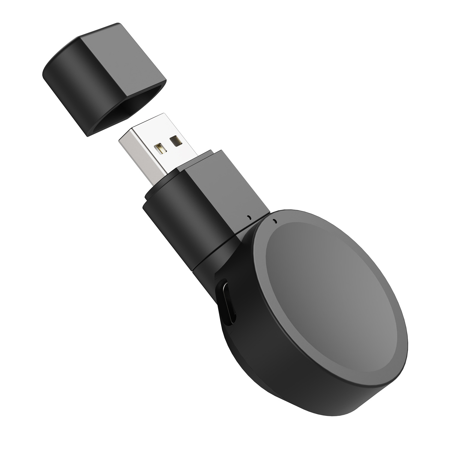 Drahtloses Ladegerät 2 in 1 für Samsung Galaxy Watch 4 44 mm Classic Active2 USB Typ-C Ladedock Ständer Adapter Zubehörkabel_voghion.com