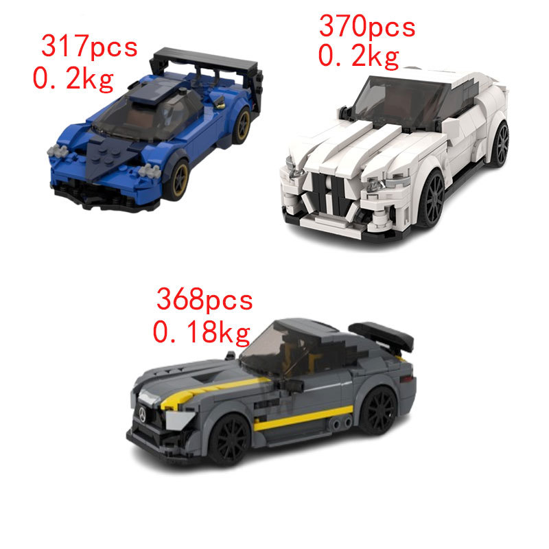 Grenzüberschreitender Verkaufsschlager, sofort lieferbarer Artikel MOC-106815 107177 Kleinteile-Baustein-Spielzeugauto-Modell-Ornament_voghion.com