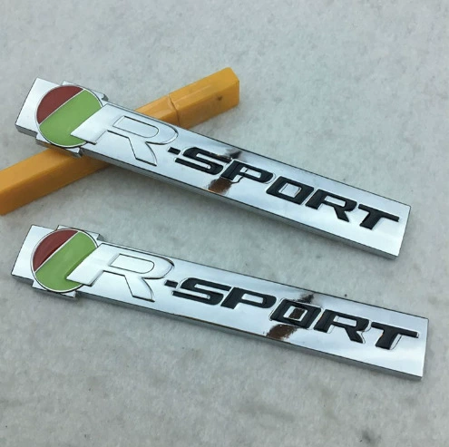 Для Jaguar R логотип модифицированный XF XE XJL R-SPORT металлический логотип спортивная хвост листовой пластины