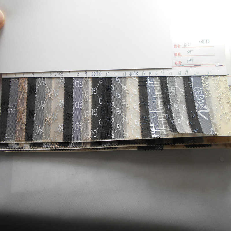 新款细方格40目锦纶过滤网印花绣花尼龙硬网植绒GD箱包手袋鞋面料