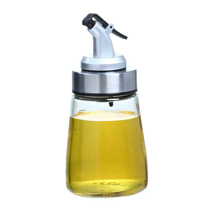 Oil dispenser, glass bottle