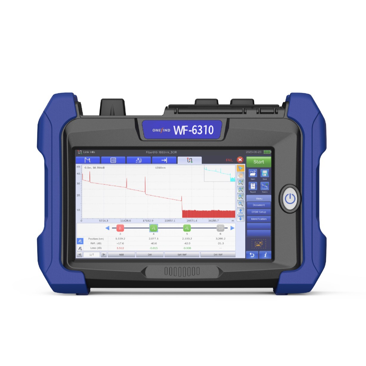 WF-6310 FiberMASTER OTDR��Ӣ�Ŀ�ѡOTDR��ʱ������