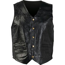 G 71353 Leather Vest Biker Windproof Jacket ��������