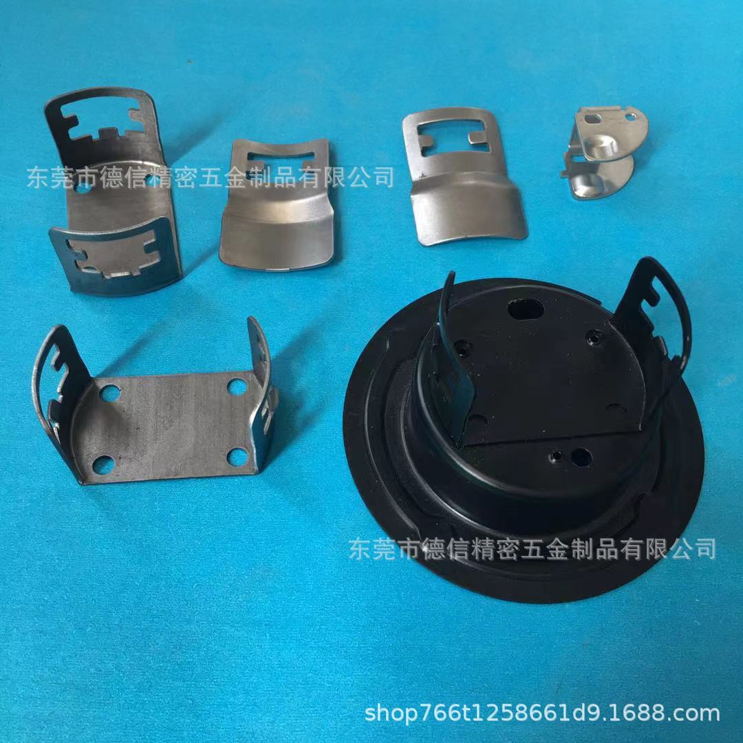 生产LDE灯铝槽金属冲压卡扣接触片连接片锰钢冲床不锈钢弹簧片