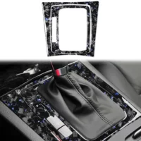 Подходит для Mercedes-Benz старого C-класса W204, центральная панель управления, декоративная наклейка с кованым узором, синий, модификация интерьера Mercedes-Benz