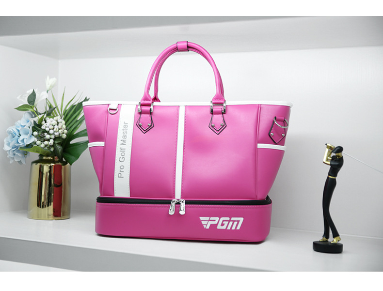 Túi đựng quần áo golf PGM chống nước siêu nhẹ có ngăn giày riêng 41×25×34 cm — YWB040-màu đỏ, YWB040-màu hồng, YWB040-màu đỏ hoa hồng, YWB040-màu xanh lá cây chi tiết 11