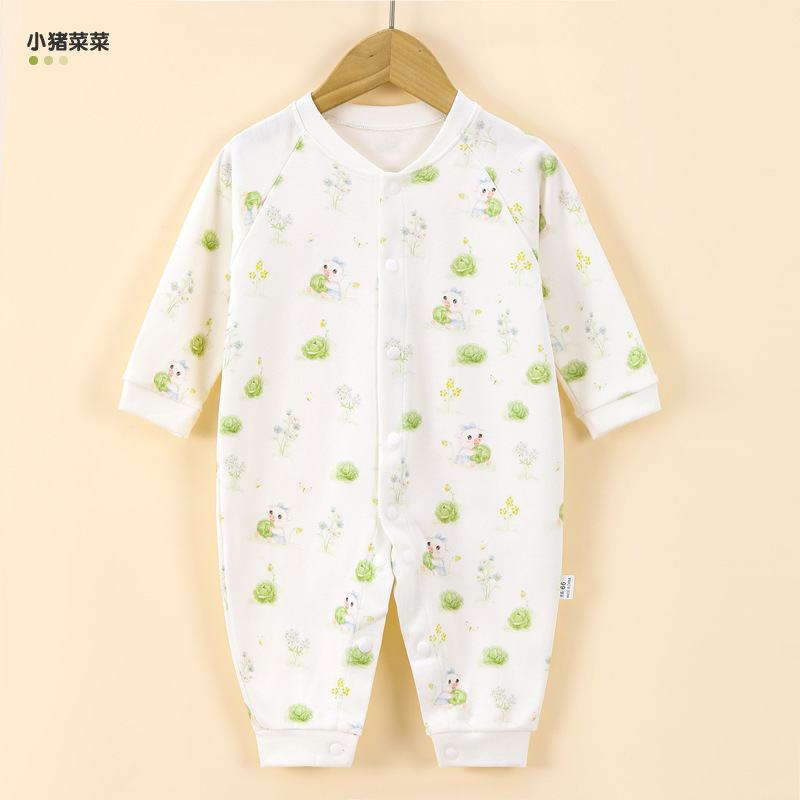 新生児服、新生児純綿ボンレスロンパース、春秋ベビーモンクスーツ、秋ベビージャンプスーツ|undefined